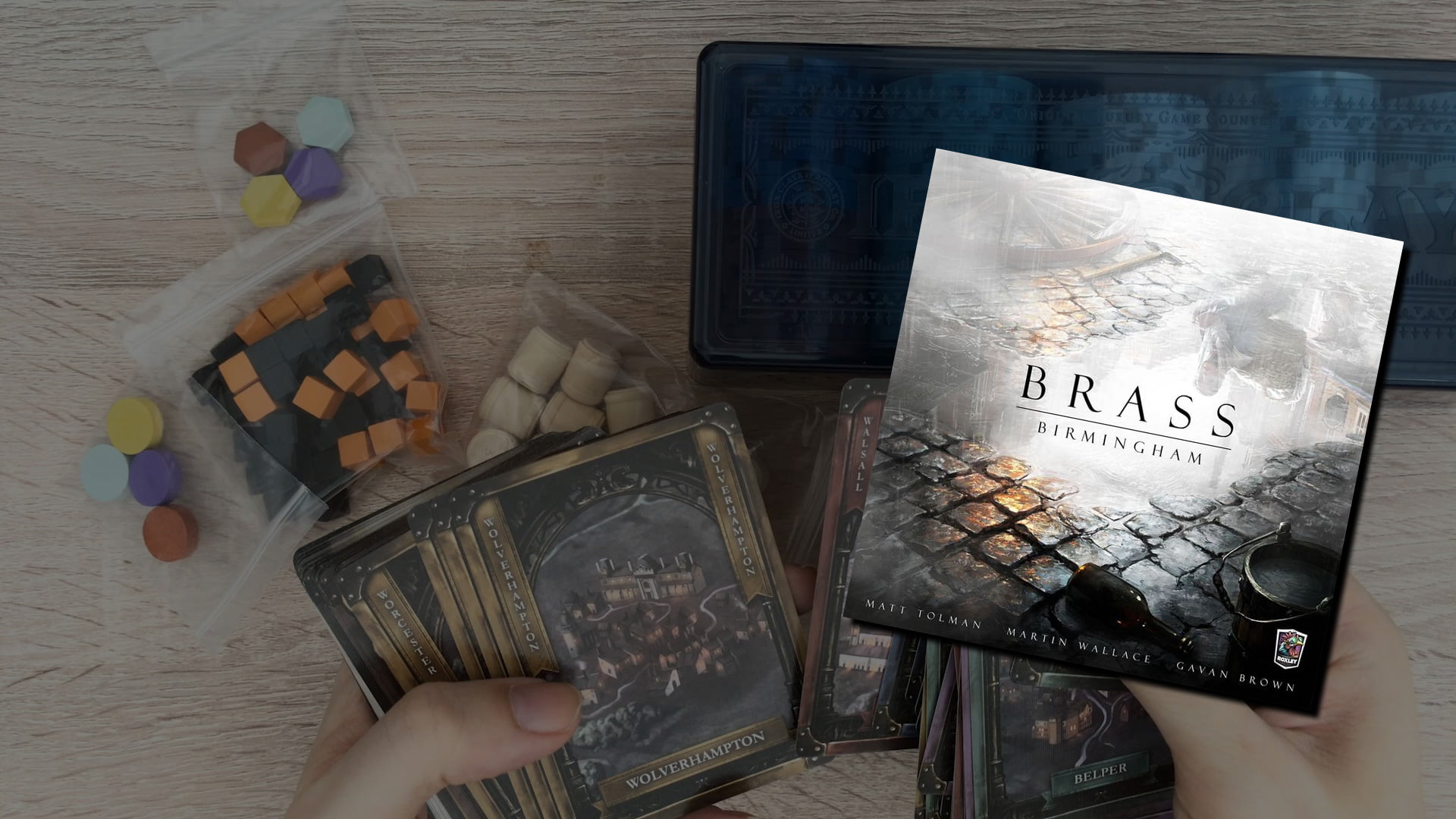 Kickstarter Unboxing 58 Brass Birmingham The Offline Gamer